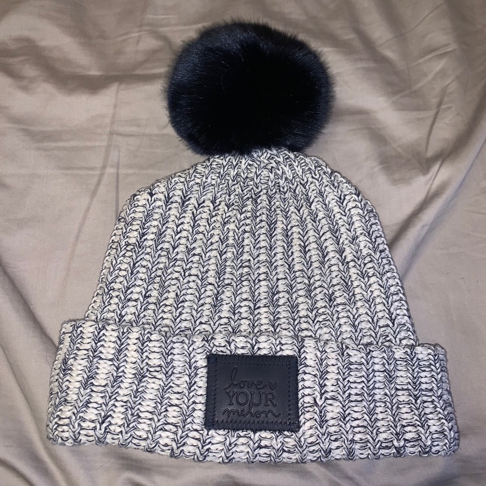 Love Your Mellon Hat with pompom